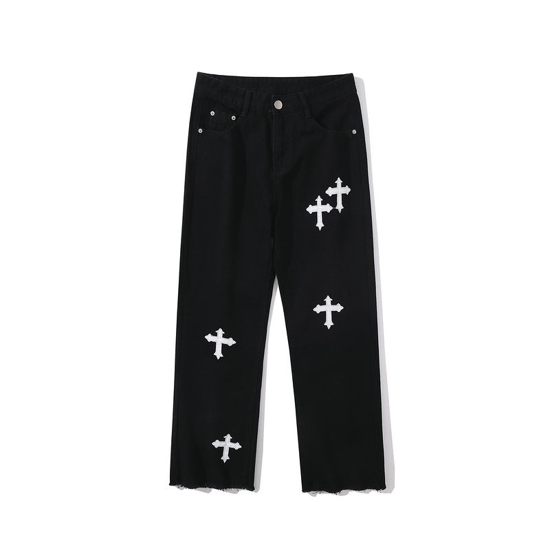 Men's Fashion Cross Loose Jeans